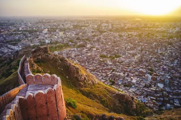 Nahargarh Fort overlooking Jaipur