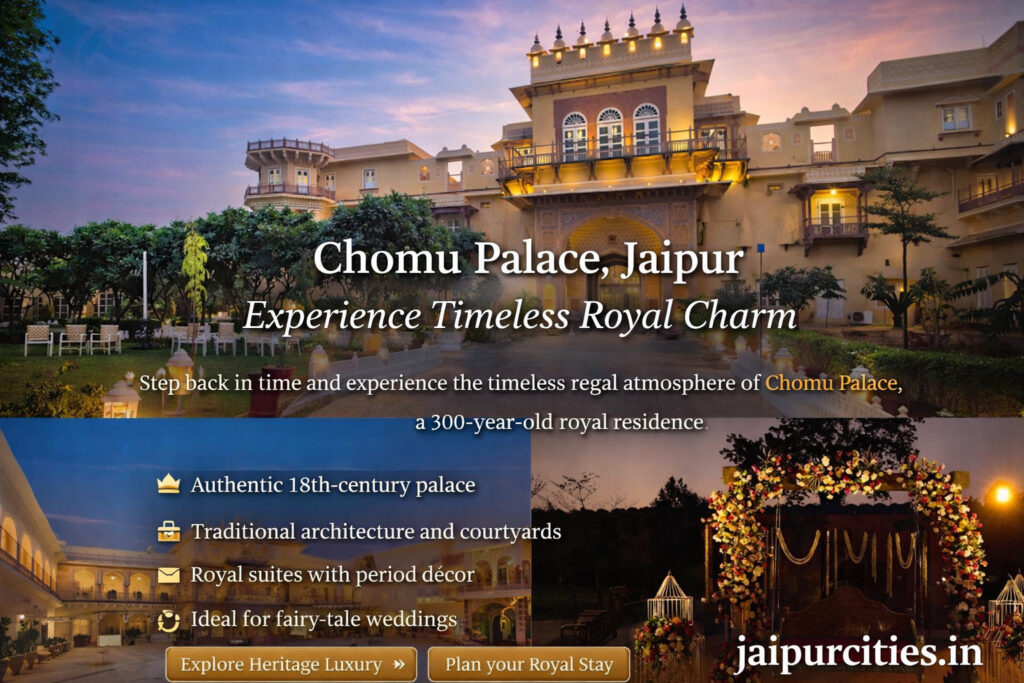 Chomu palace jaipur