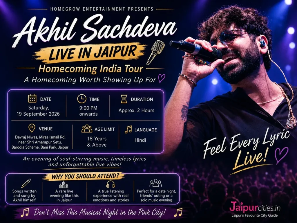 Akhil Sachdeva Live in Jaipur