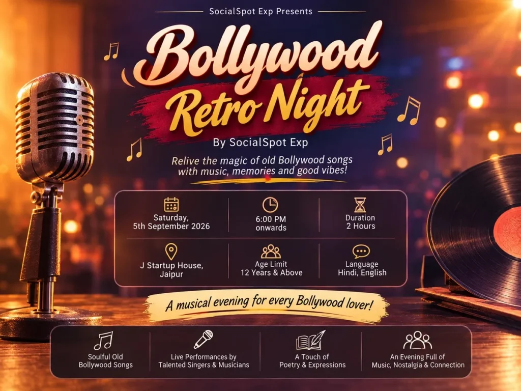 Bollywood Retro Night in Jaipur