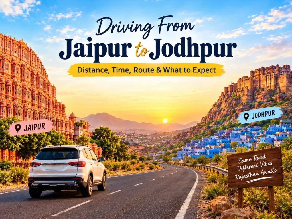 jaipur to jodhpur distance